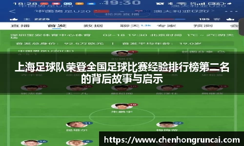 上海足球队荣登全国足球比赛经验排行榜第二名的背后故事与启示